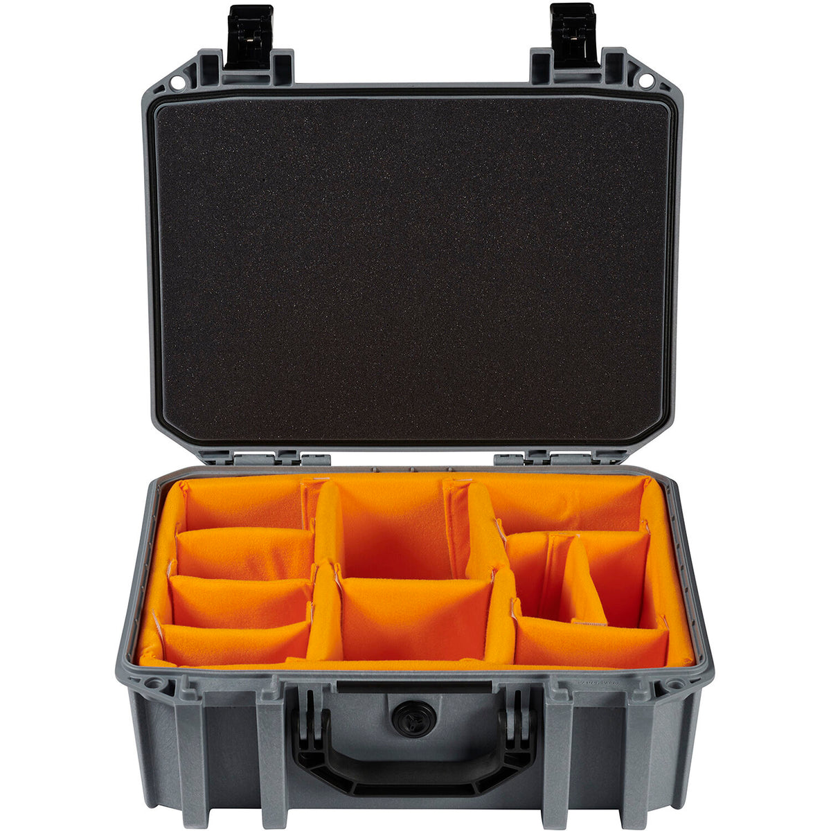 Estuche Rígido Pelican Vault V300 con divisores acolchados (Gris, 18.7L) - vista frontal
