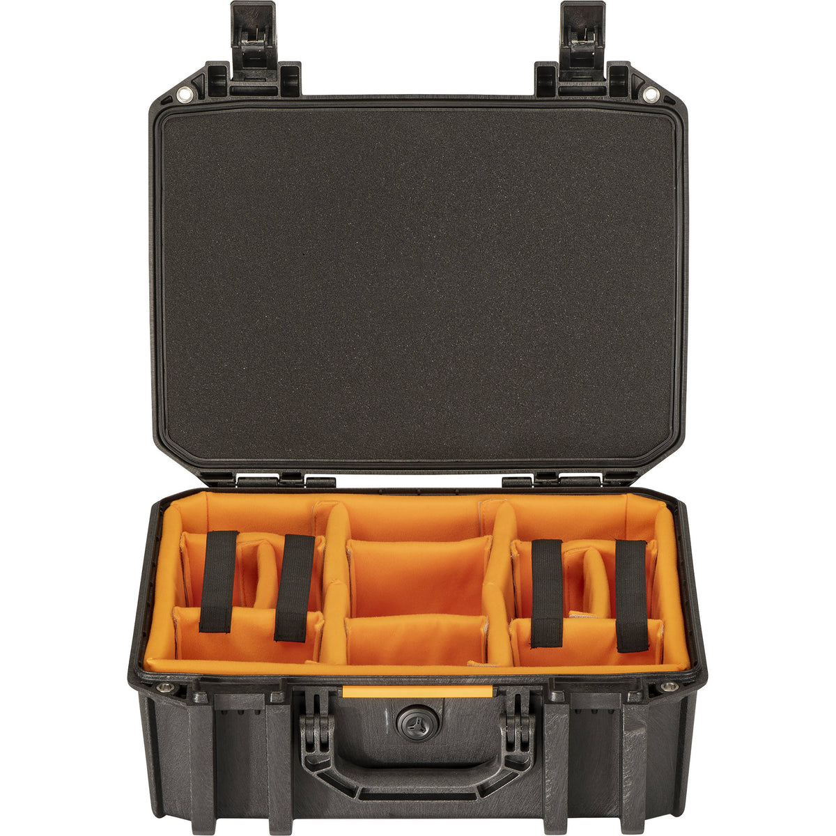 Estuche Rígido Pelican Vault V300 con divisores acolchados (Negro, 18.7L) - vista frontal