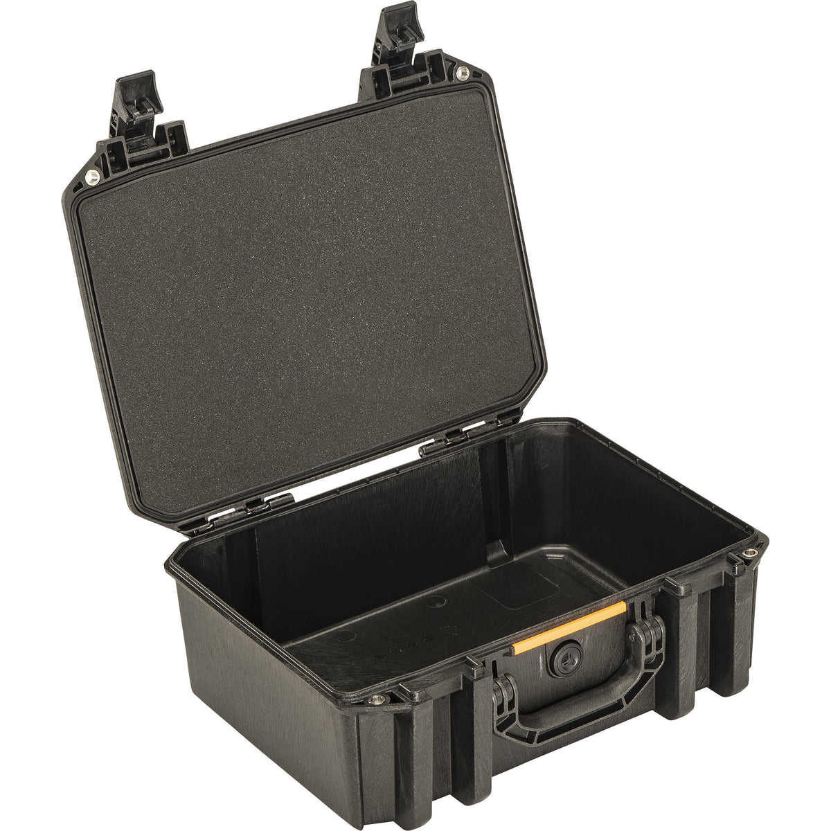 Estuche Rígido Pelican Vault V300 con divisores acolchados (Negro, 18.7L) - en uso