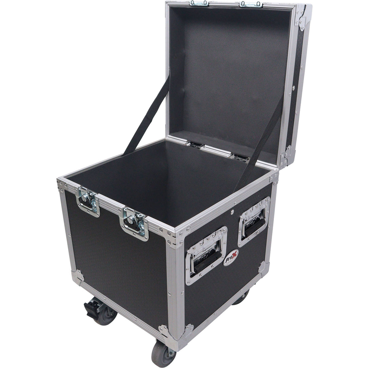 Estuche Rígido ProX Heavy-Duty Road con 4" Caster Wheels - puertos y conexiones