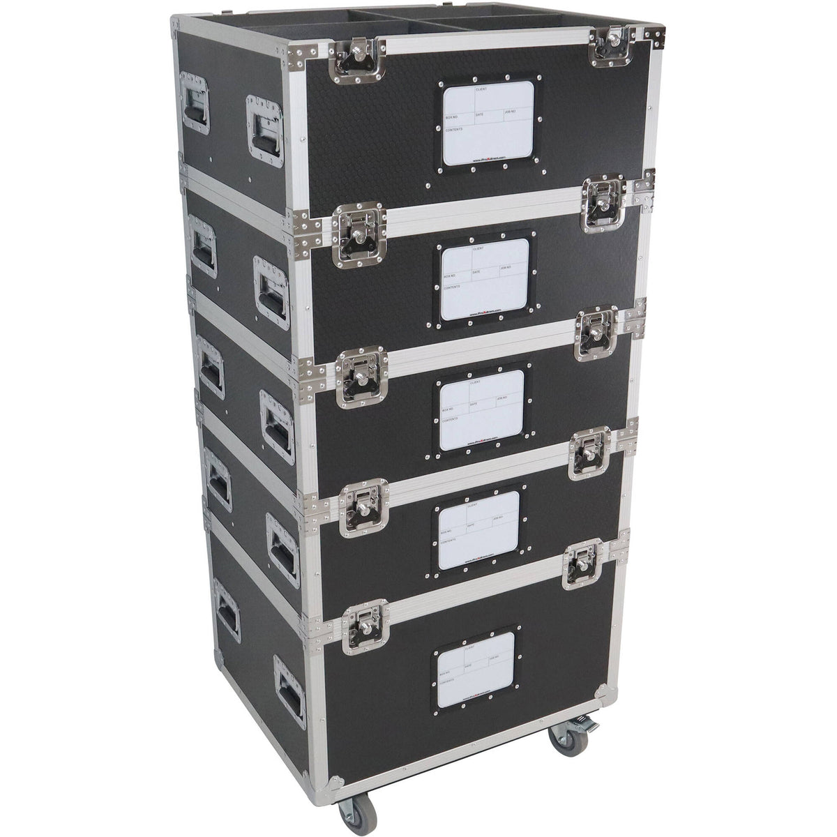 Estuche Rígido ProX TruckPax 5-Tier con ruedas utilitario de vuelo con divisores (2-Pack) - vista principal