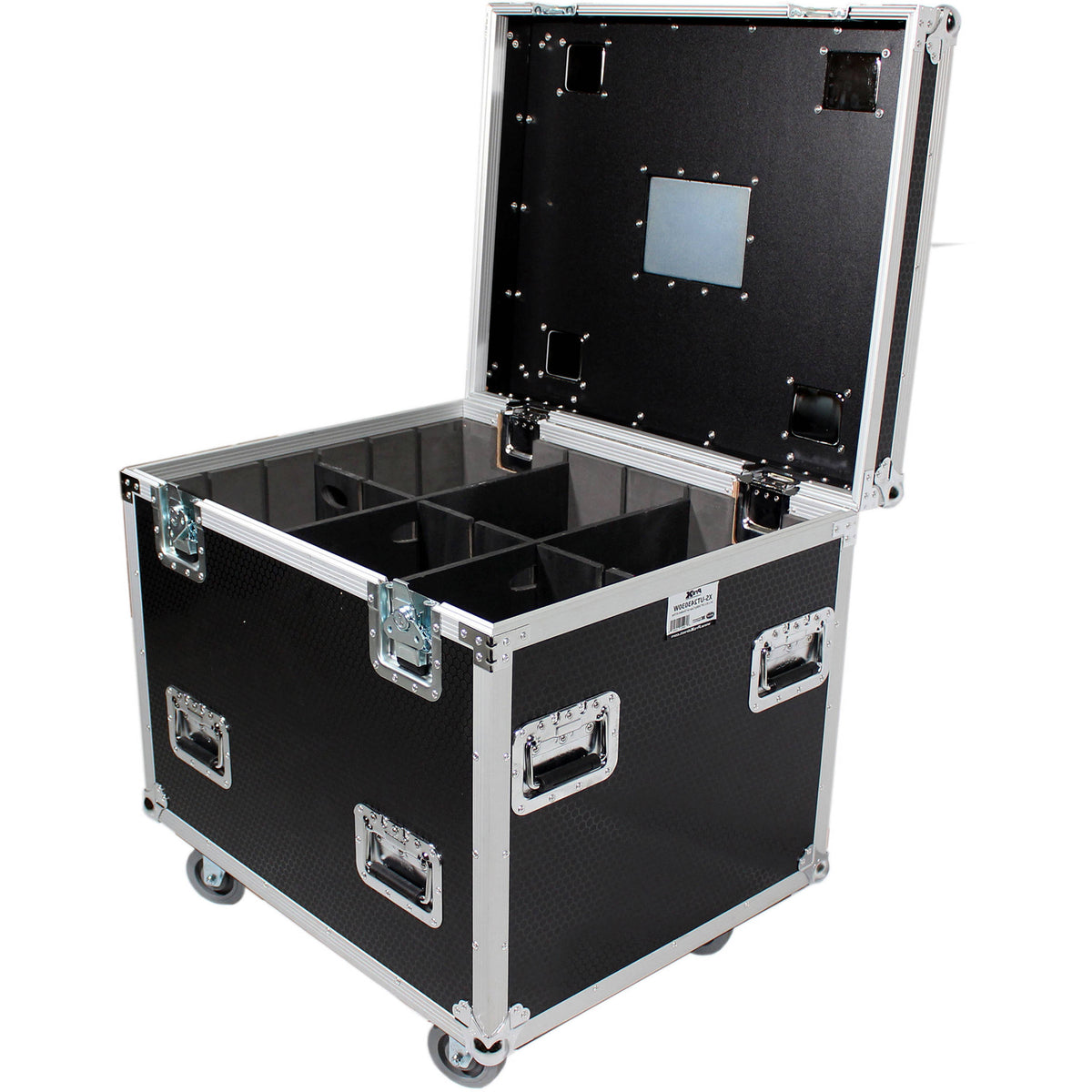 Estuche Rígido ProX TruckPaX Heavy-Duty Truck Pack utilitario de vuelo con divisores & Tray (Negro) (XS-UTL243030WMK2) - vist