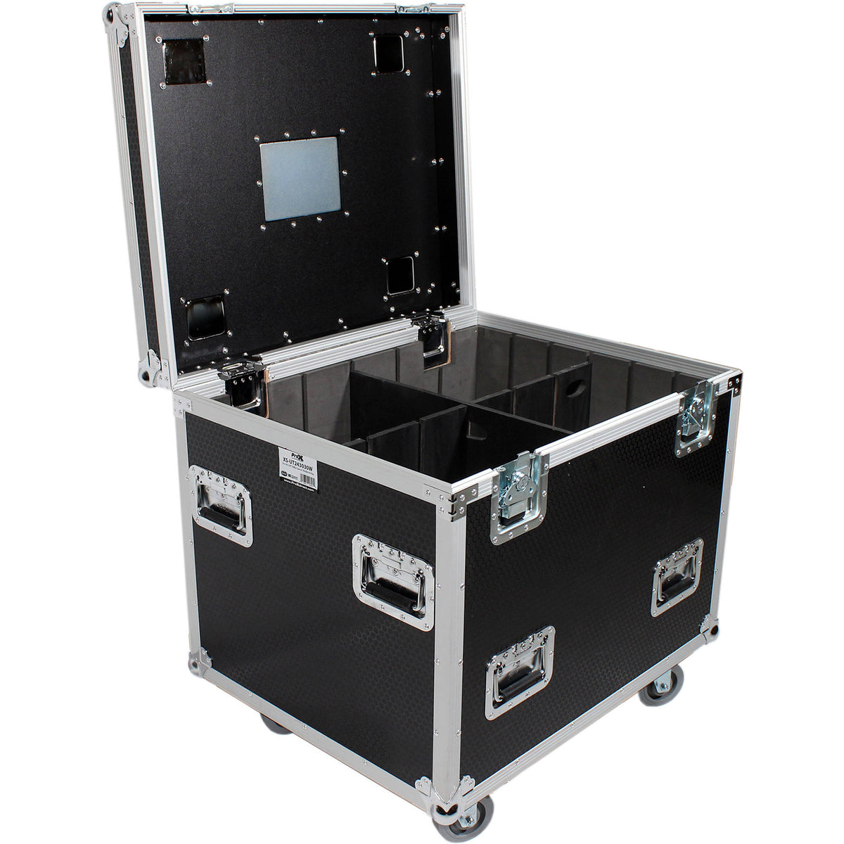 Estuche Rígido ProX TruckPaX Heavy-Duty Truck Pack utilitario de vuelo con divisores & Tray (Negro) (XS-UTL243030WMK2) - puer