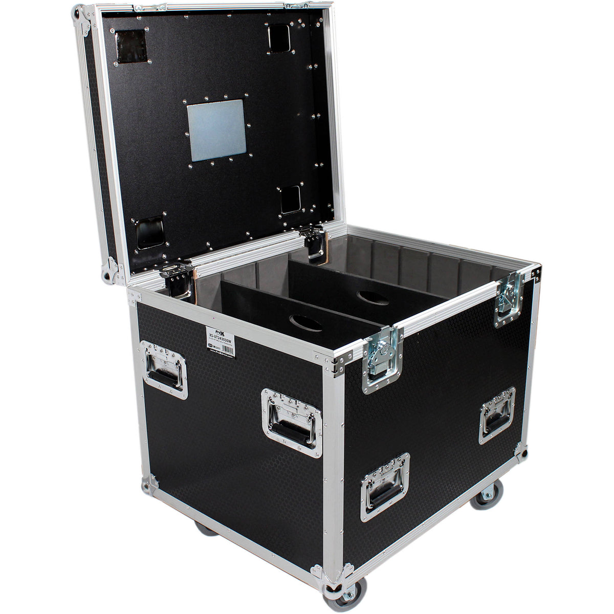 Estuche Rígido ProX TruckPaX Heavy-Duty Truck Pack utilitario de vuelo con divisores & Tray (Negro, 2-Pack) (PRUTL2430302) -