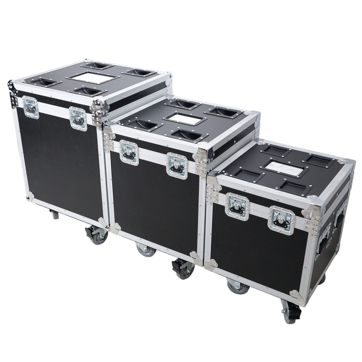 Estuche Rígido ProX utilitario Storage ATA Style Grande, Mediano & Chico 3- Bundle - vista trasera