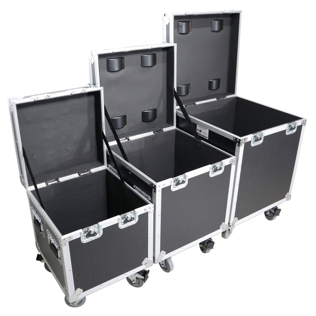 Estuche Rígido ProX utilitario Storage ATA Style Grande, Mediano & Chico 3- Bundle - vista lateral