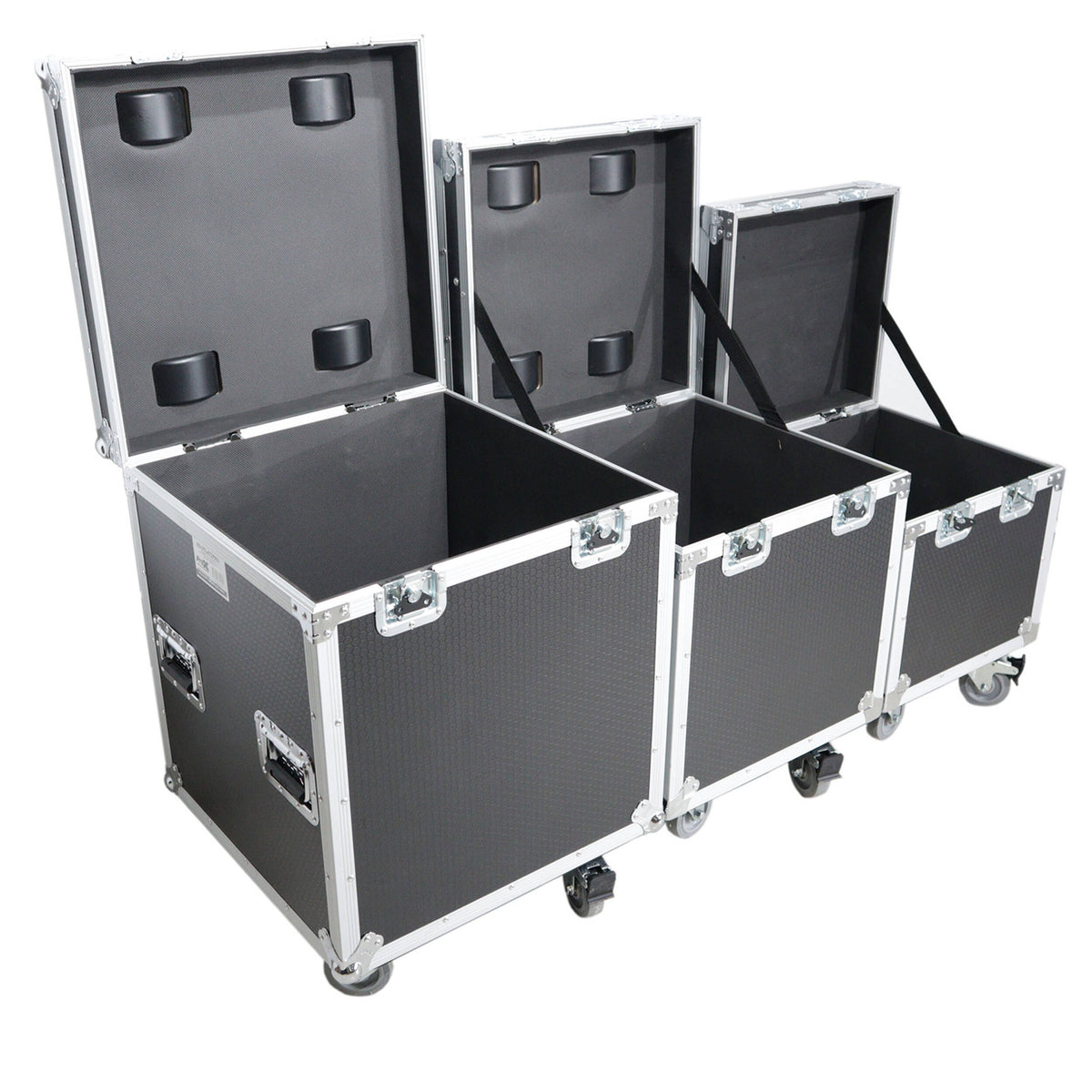 Estuche Rígido ProX utilitario Storage ATA Style Grande, Mediano & Chico 3- Bundle - puertos y conexiones