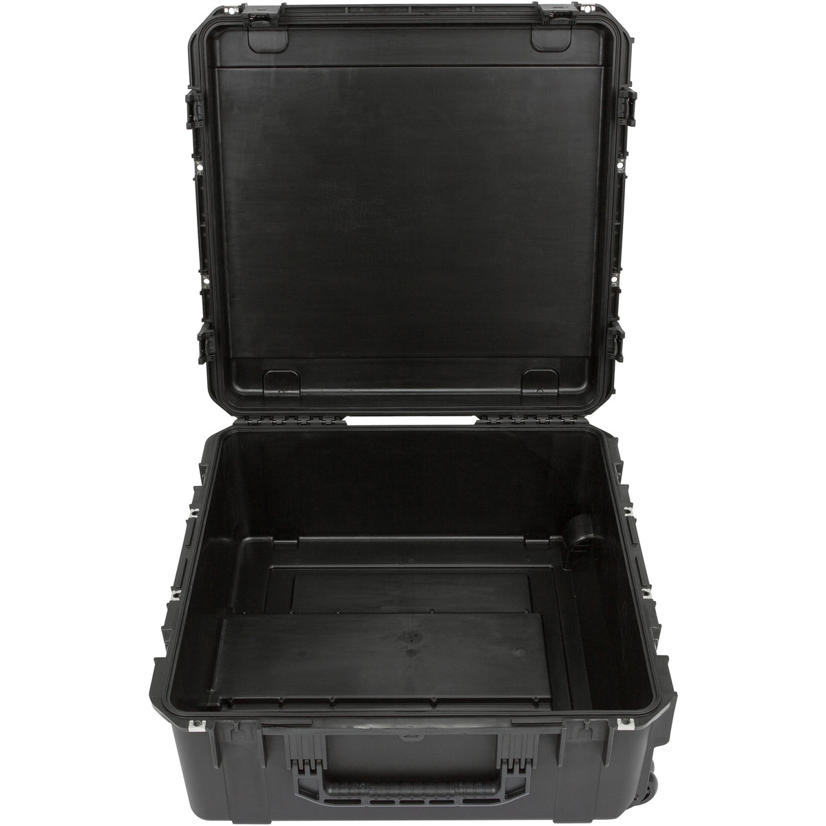 Estuche Rígido SKB 2424-10 con ruedas sin espuma (Negro) - vista frontal