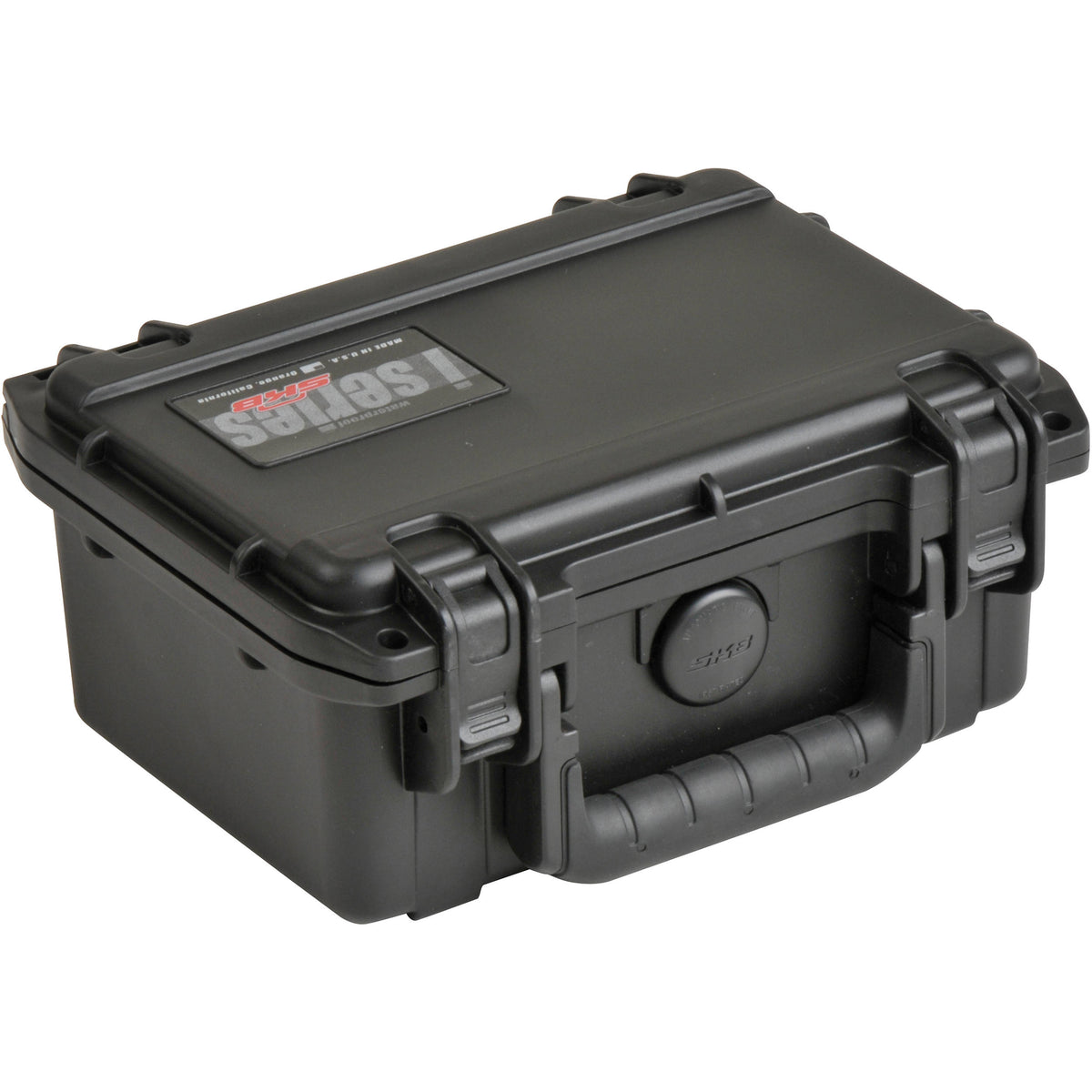 Estuche Rígido SKB iSeries 0705-3 Waterproof utilitario (con espuma, Negro) - puertos y conexiones