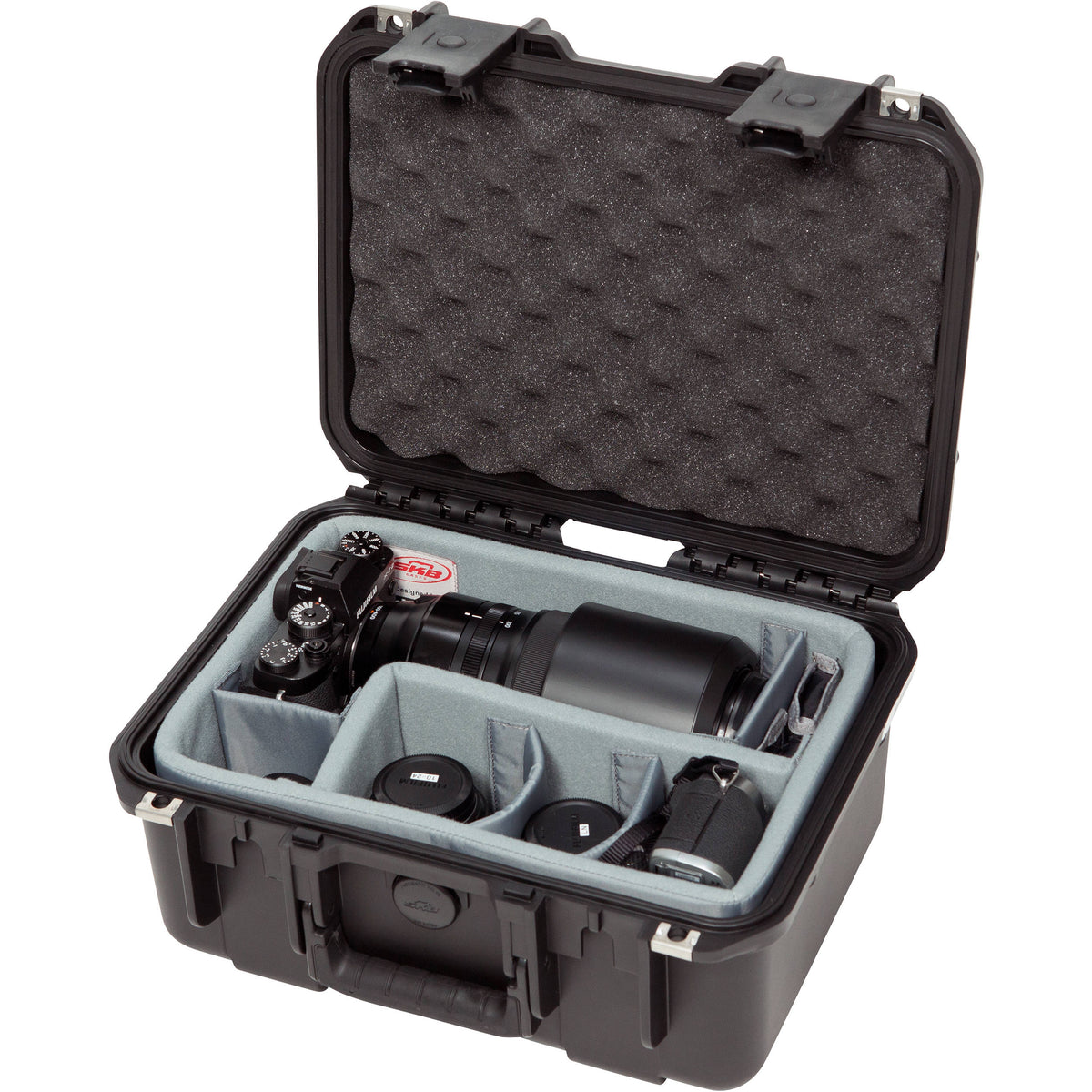 Estuche Rígido SKB iSeries 1309-6 con Think Tank Photo divisores & Lid espuma (Negro) - detalle
