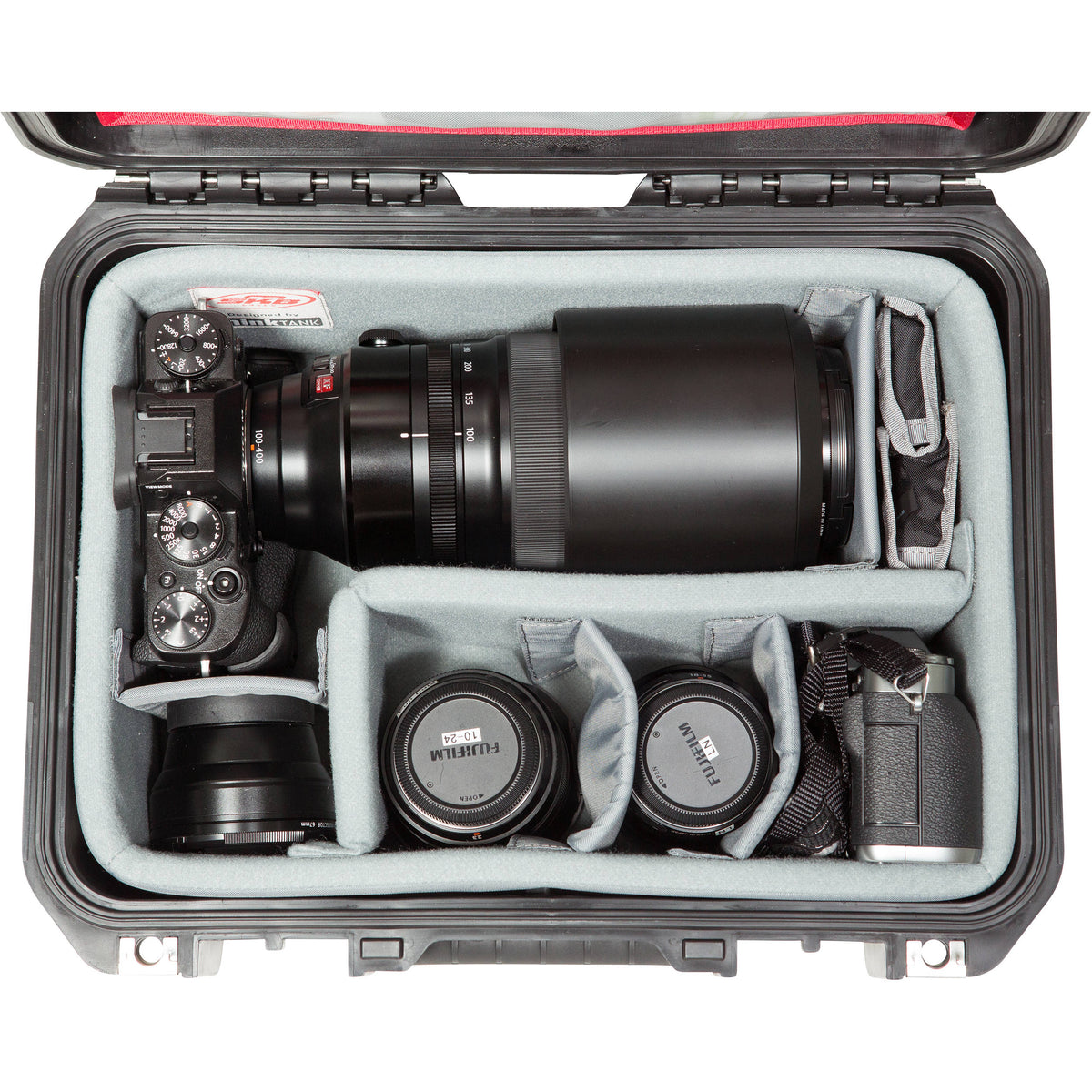 Estuche Rígido SKB iSeries 1309-6 con Think Tank Photo divisores & Lid espuma (Negro) - contenido de la caja