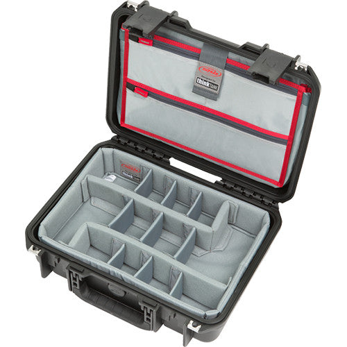 Estuche Rígido SKB iSeries 1510-4 con Think Tank Photo divisores & organizador de tapa (Negro) - detalle