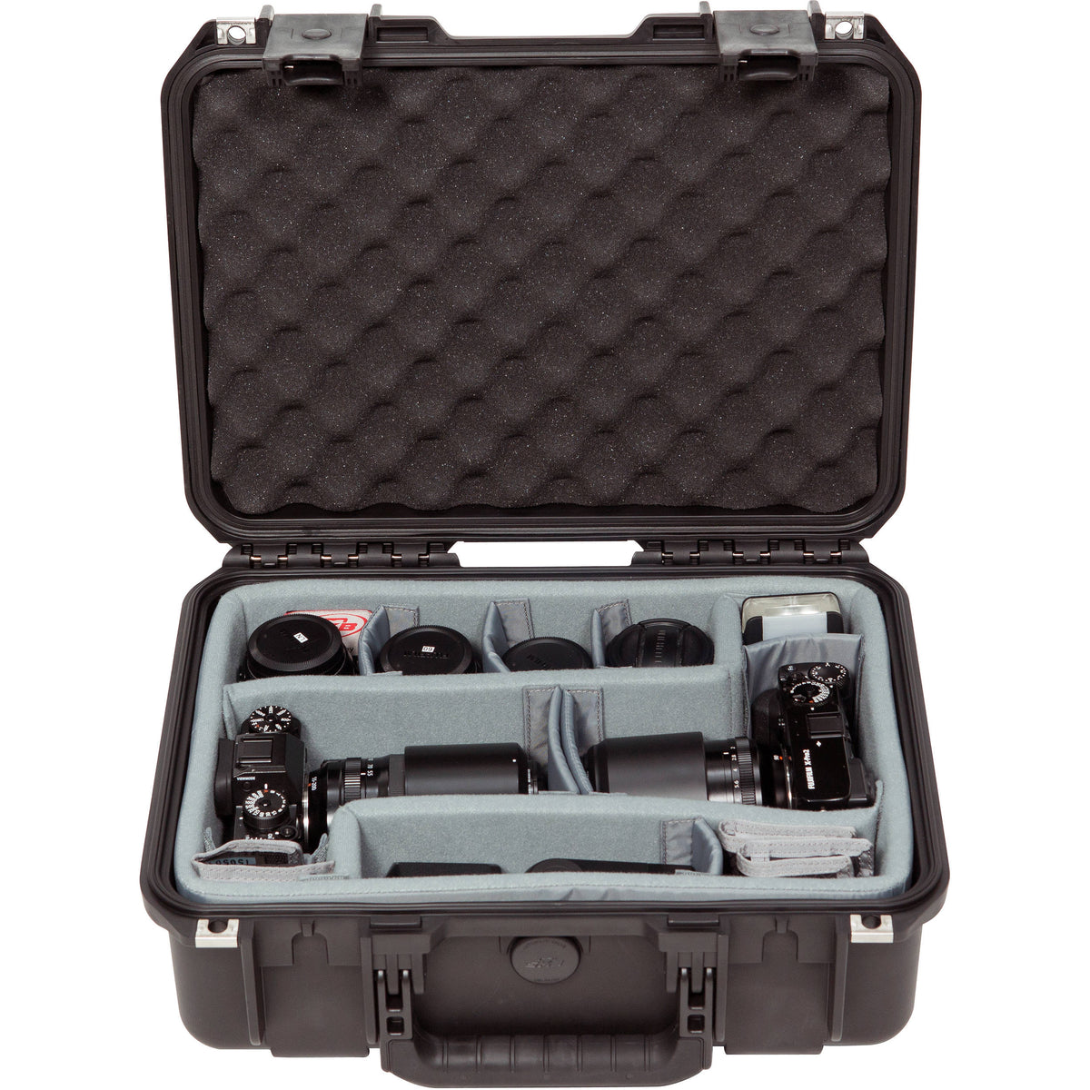 Estuche Rígido SKB iSeries 1510-6 con Think Tank Photo divisores & Lid espuma (Negro) - vista trasera