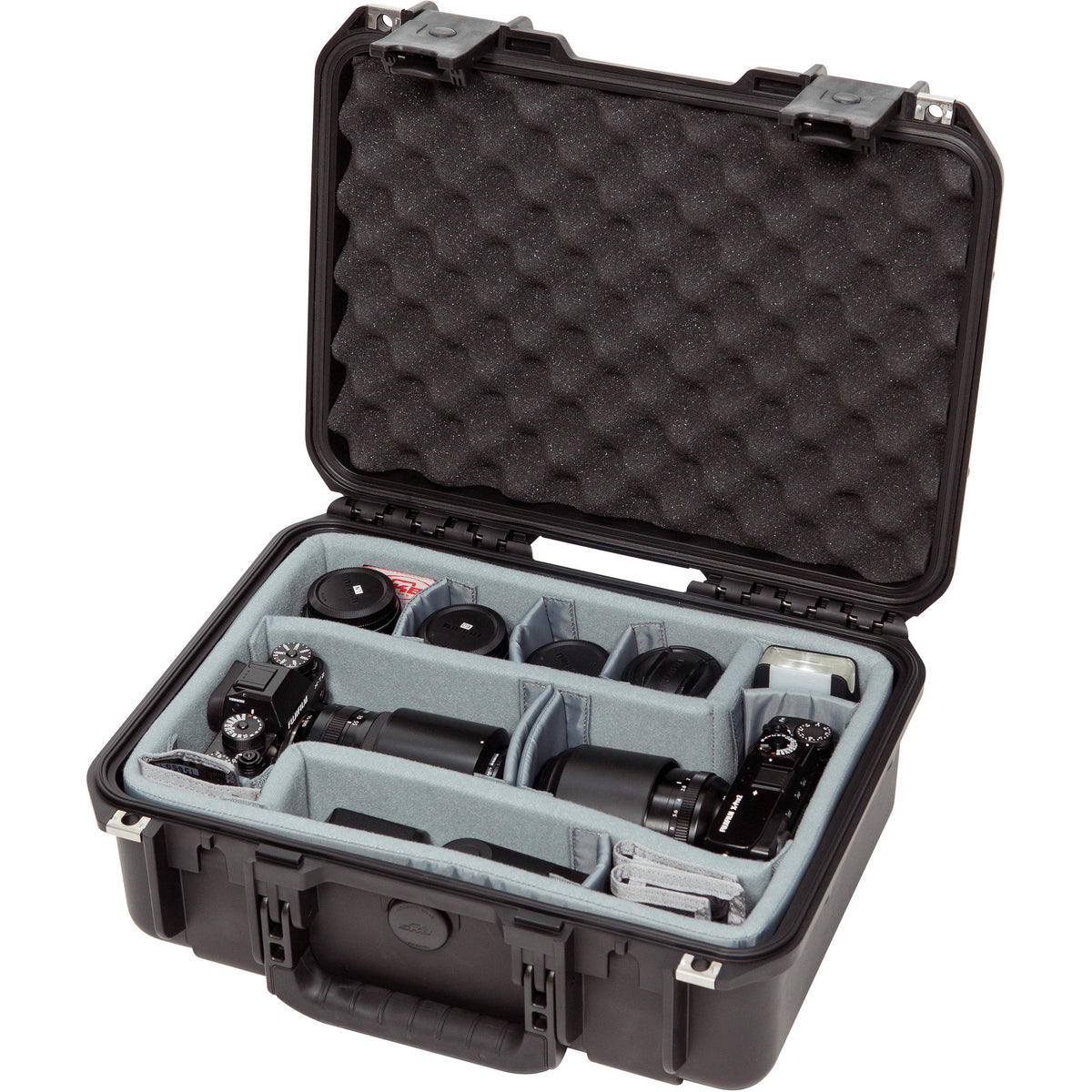 Estuche Rígido SKB iSeries 1510-6 con Think Tank Photo divisores & Lid espuma (Negro) - puertos y conexiones