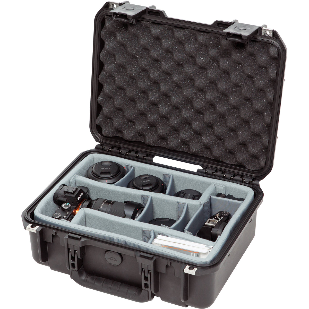 Estuche Rígido SKB iSeries 1510-6 con Think Tank Photo divisores & Lid espuma (Negro) - detalle