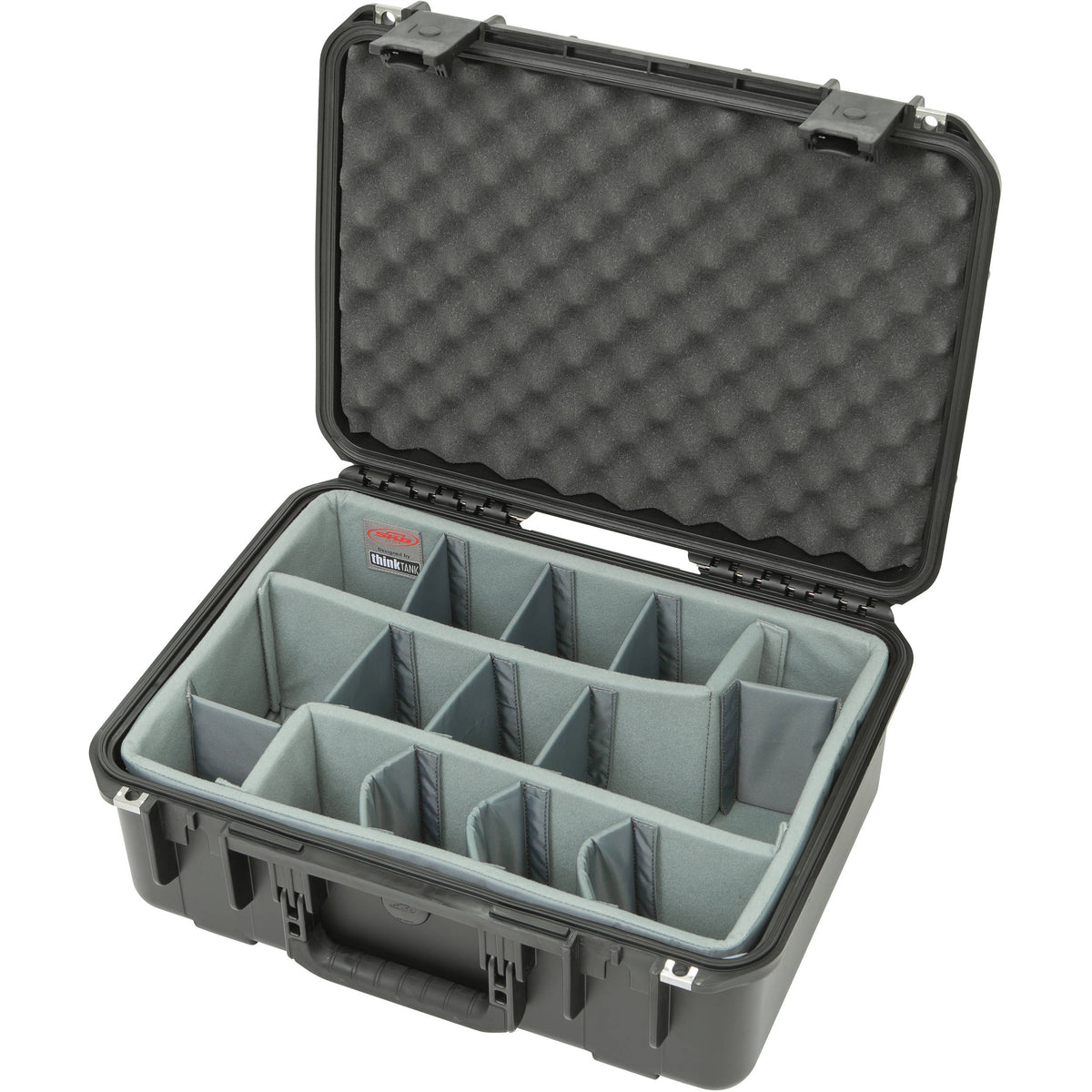 Estuche Rígido SKB iSeries 1813-7 con Think Tank Photo divisores & Lid espuma (Negro) - vista trasera