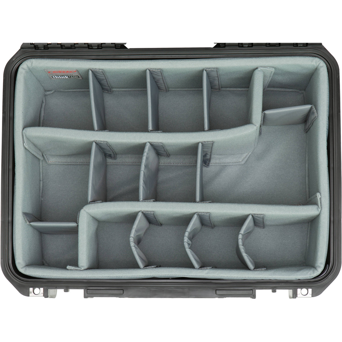 Estuche Rígido SKB iSeries 1813-7 con Think Tank Photo divisores & Lid espuma (Negro) - vista lateral