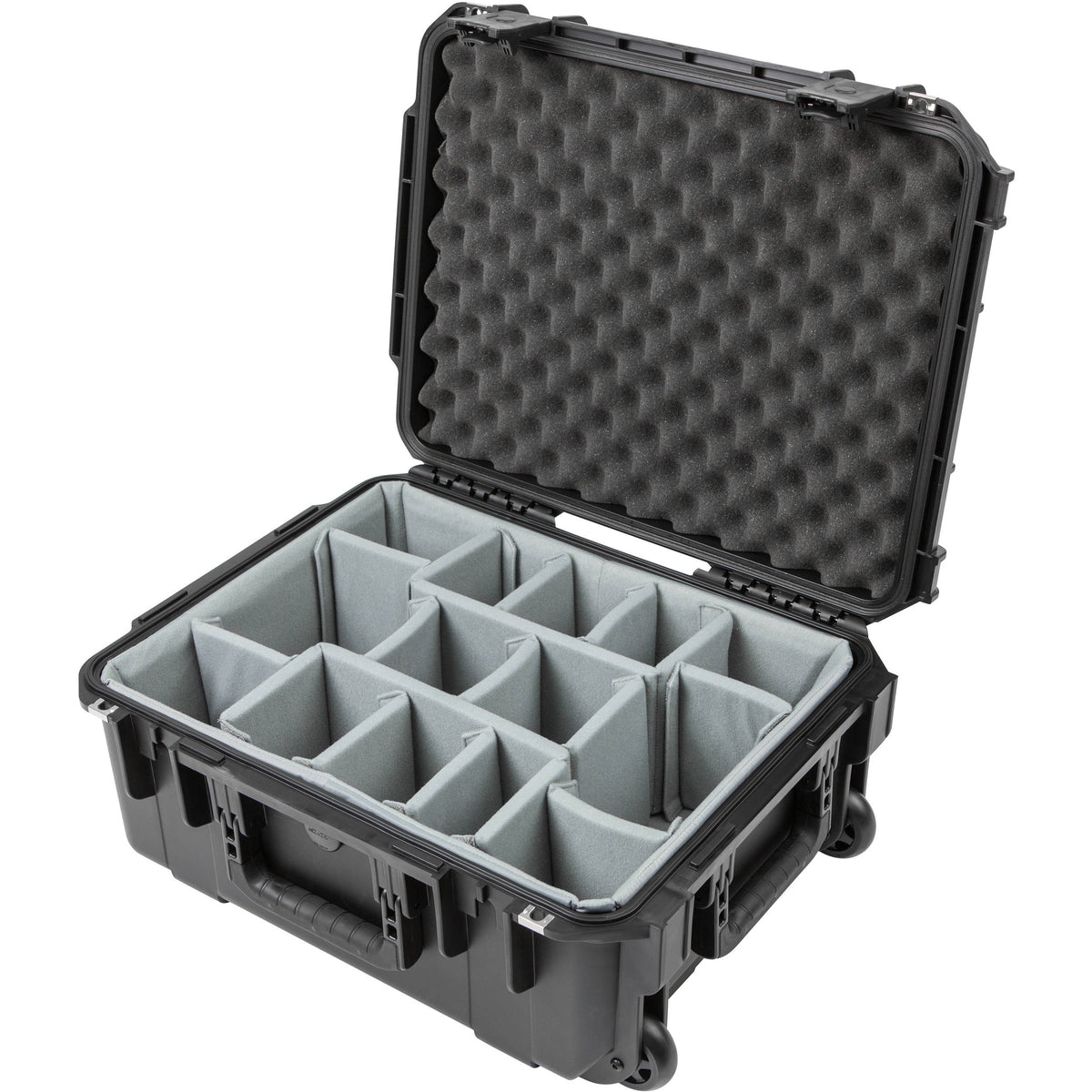 Estuche Rígido SKB iSeries 1914-8DT Waterproof con Think Tank divisores (Negro) - vista trasera