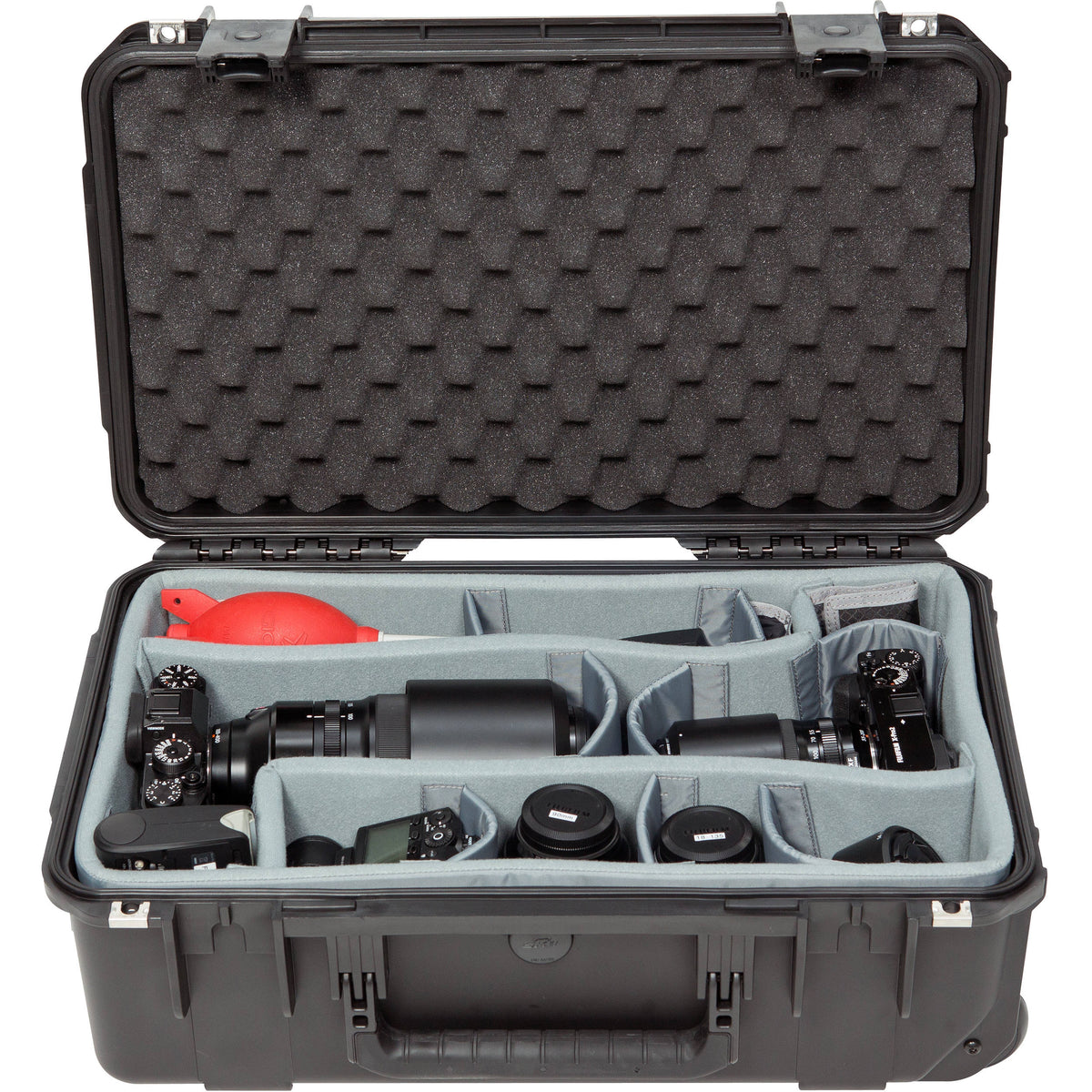 Estuche Rígido SKB iSeries 2011-7 con Think Tank Photo divisores & Lid espuma (Negro) - vista trasera