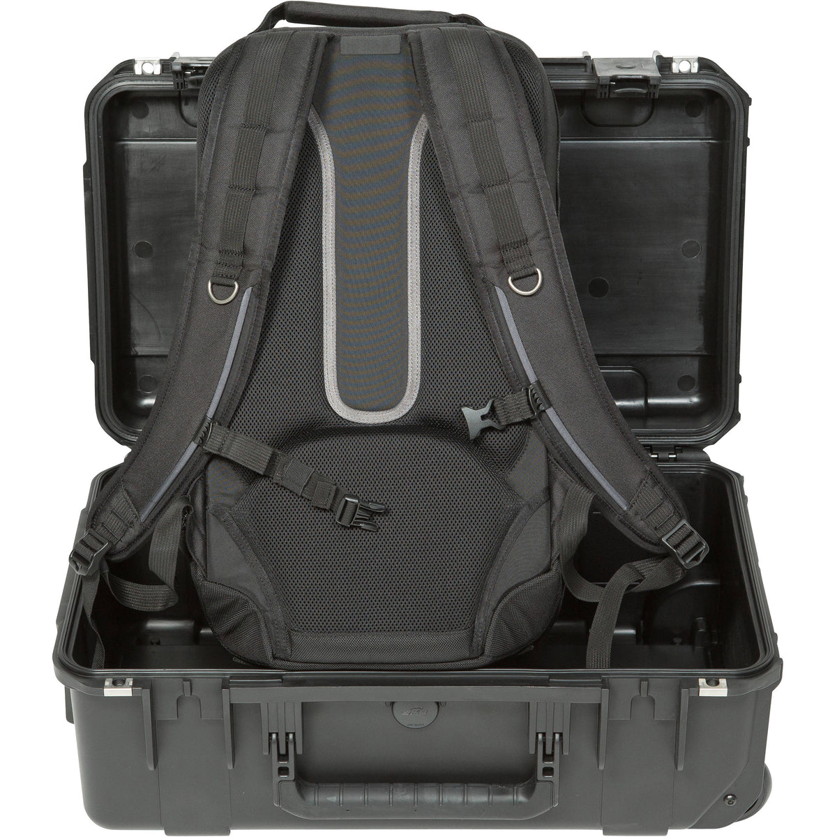Estuche Rígido SKB iSeries 2011-7 con Think Tank Photo divisores & Photo Backpack (Negro) - vista lateral