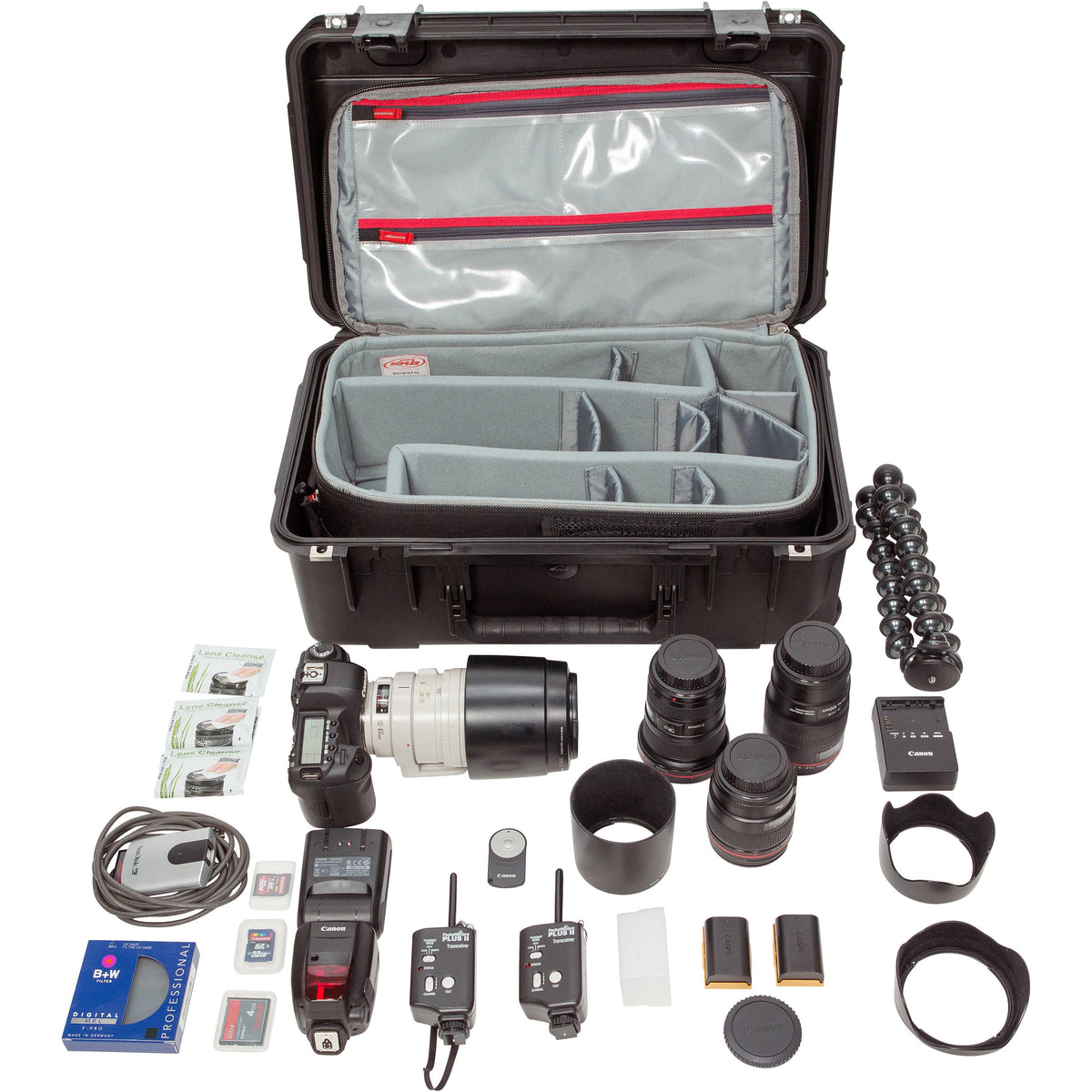 Estuche Rígido SKB iSeries 2011-7 con Think Tank Photo divisores & Photo Backpack (Negro) - detalle