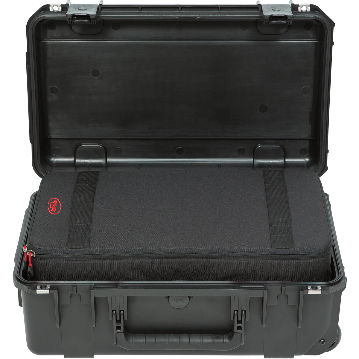 Estuche Rígido SKB iSeries 2011-7 con Think Tank Removable Zippered divisores Interior (Negro) - vista lateral