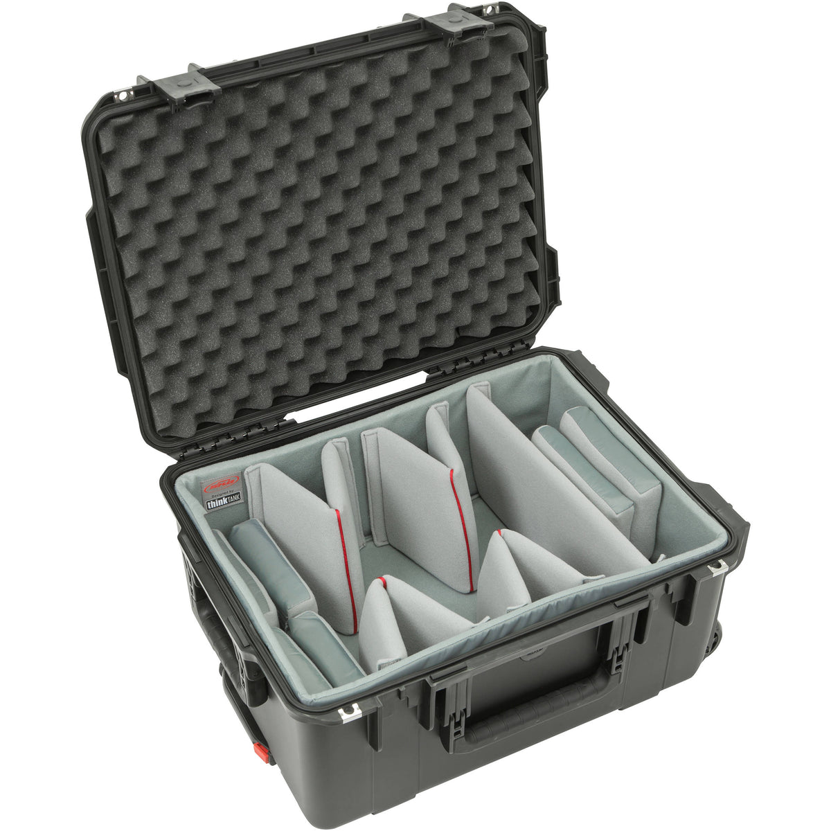 Estuche Rígido SKB iSeries 2015-10 con Think Tank Video divisores & Lid espuma (Negro) - vista frontal