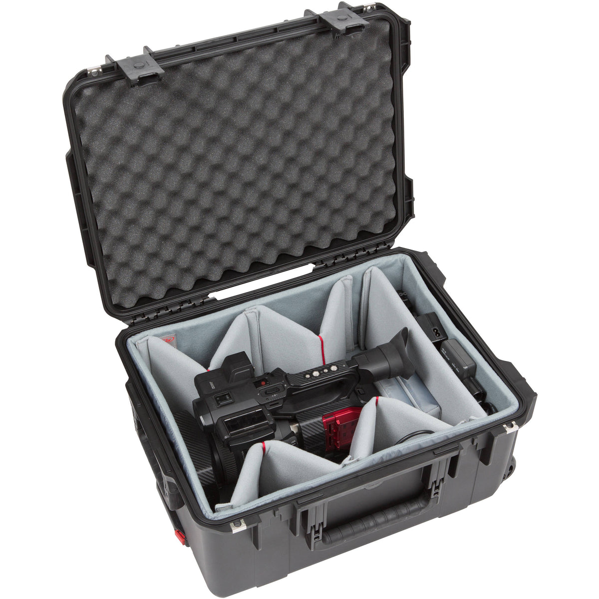 Estuche Rígido SKB iSeries 2015-10 con Think Tank Video divisores & Lid espuma (Negro) - contenido de la caja