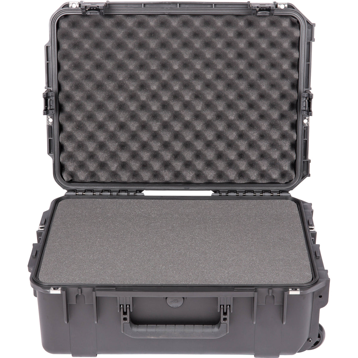 Estuche Rígido SKB iSeries 2215-8 estanco con ruedas y espuma en cubos (Negro) - vista frontal