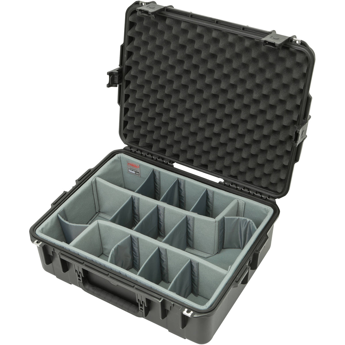 Estuche Rígido SKB iSeries 2217-8 con Think Tank Photo divisores & Lid espuma (Negro) - vista trasera