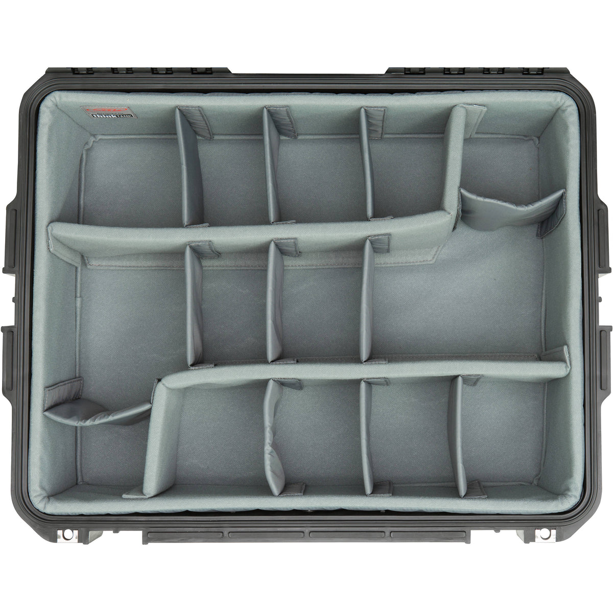 Estuche Rígido SKB iSeries 2217-8 con Think Tank Photo divisores & Lid espuma (Negro) - vista lateral