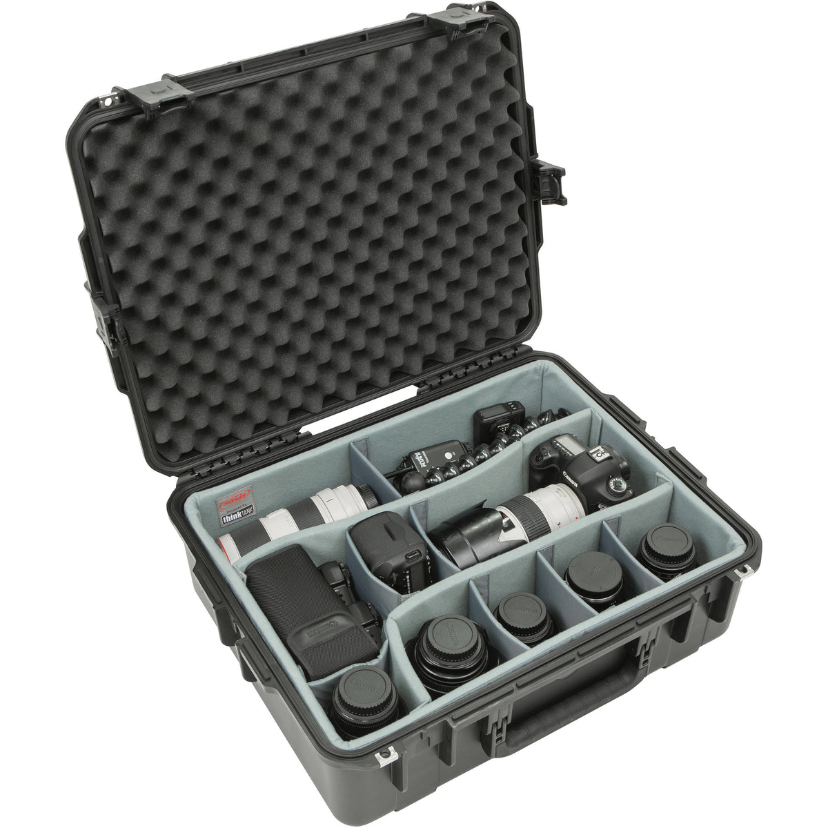 Estuche Rígido SKB iSeries 2217-8 con Think Tank Photo divisores & Lid espuma (Negro) - detalle