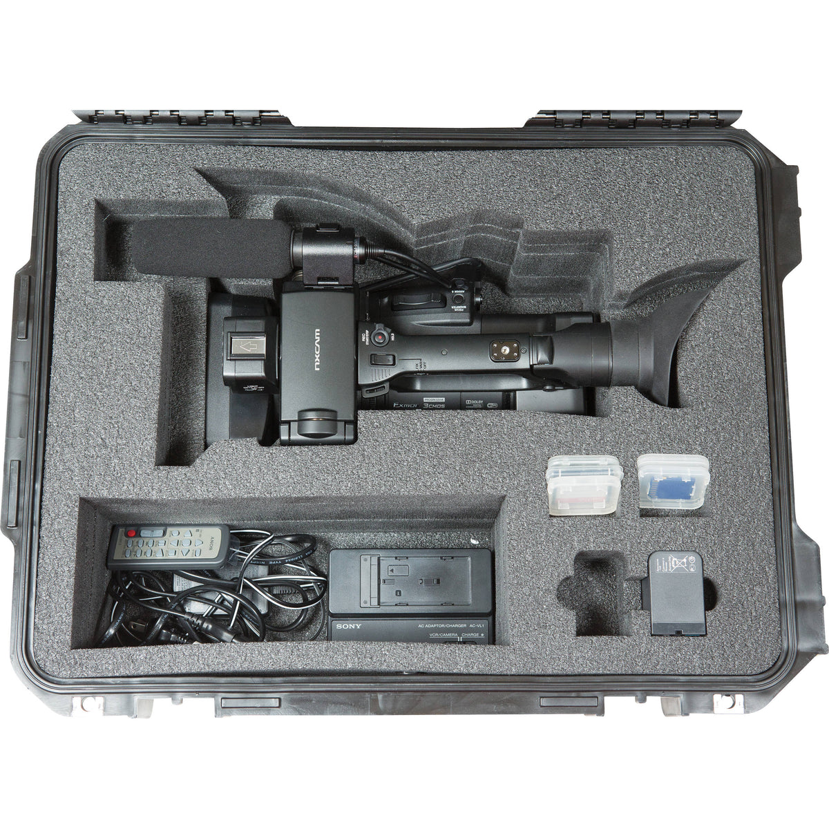 Estuche Rígido SKB iSeries Sony Video con Wheels & Pull Handle - puertos y conexiones