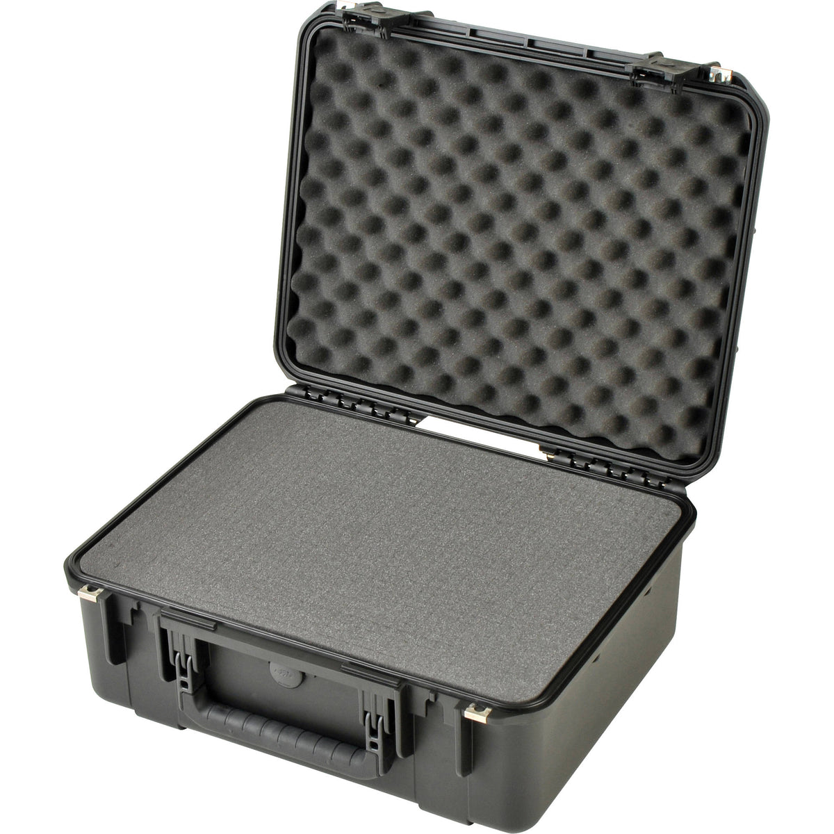 Estuche Rígido SKB Mil-Std. Waterproof 8 con espuma cortada en cubos (Negro) - puertos y conexiones