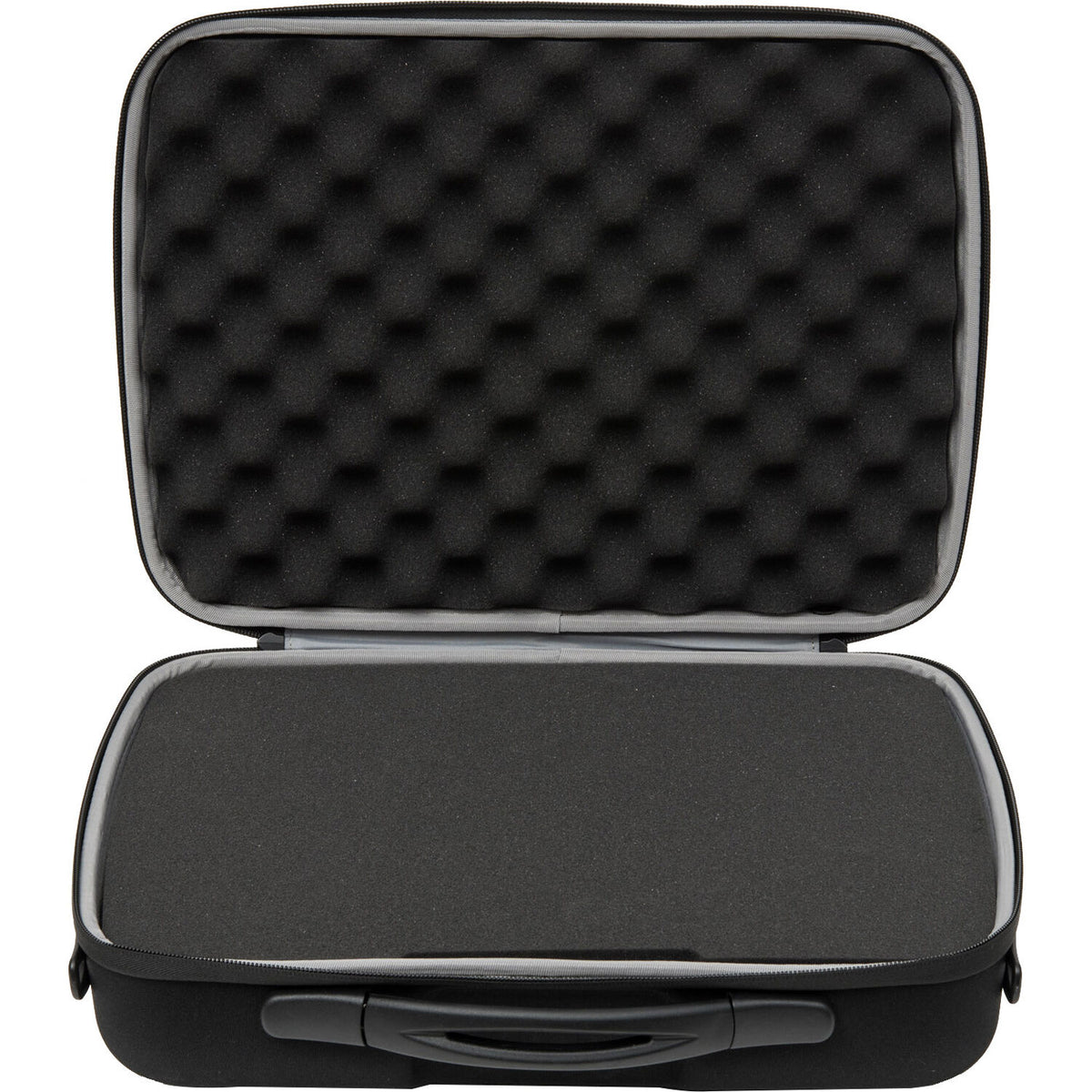 Estuche Shell-Case Hybrid 335 semirrígido liviano utilitario con espuma (Negro) - vista frontal