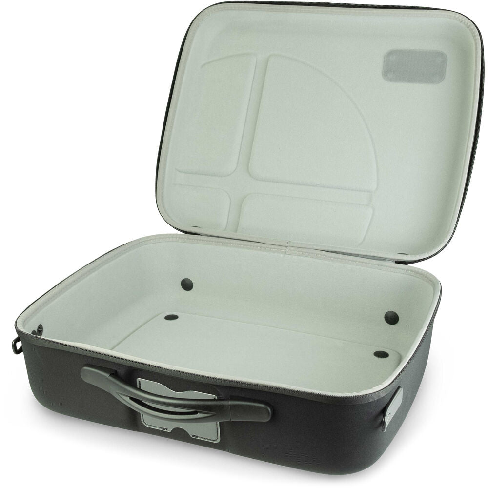 Estuche Shell-Case Hybrid 350 semirrígido liviano utilitario , sin interior (Negro) - vista trasera