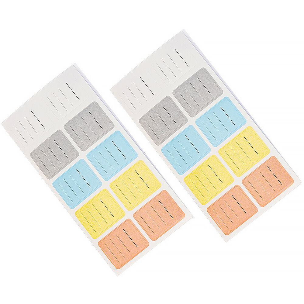 Etiquetas para Tarjetas JJC Label Stickers (120-unidades) - en uso