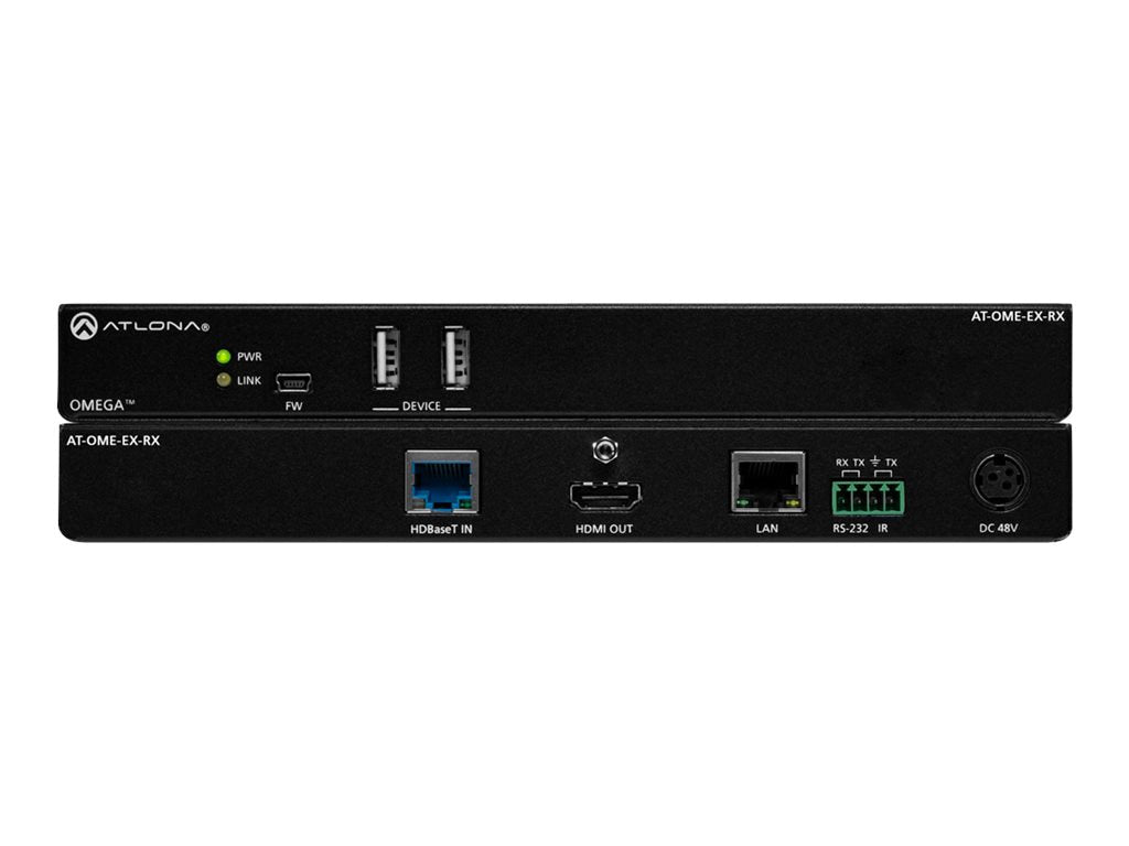 Extensor AV Atlona Omega AT-OME-EX-RX HDBaseT receiver - vista 1