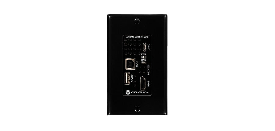 Extensor AV Atlona Wallplate HDBaseT Transmitter - vista 3