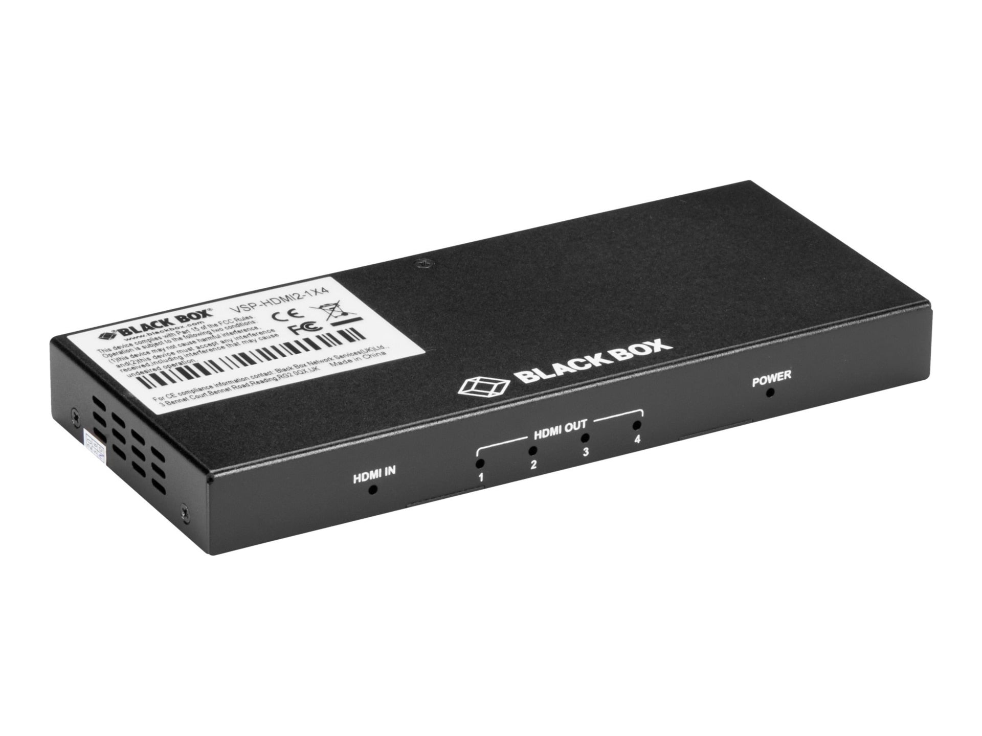 Extensor AV Black Box VSP-HDMI2-1X4 - vista 2