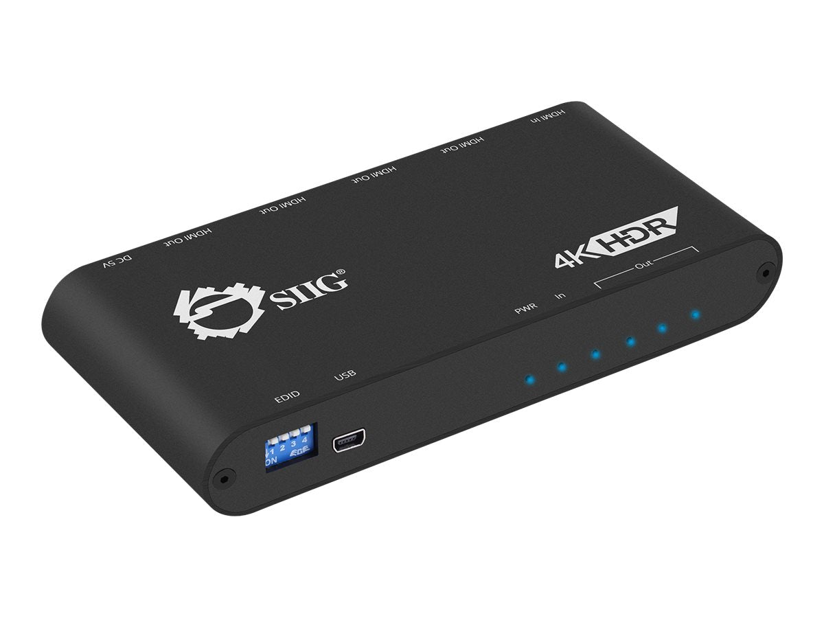 Extensor AV SIIG 1x4 HDMI Splitter / Distribution Amplifier - vista 1