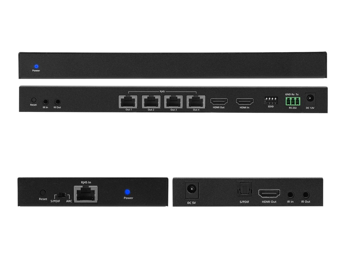 Extensor AV SIIG 1x4 HDMI Splitter Over Cat6/7 Extender - vista 2