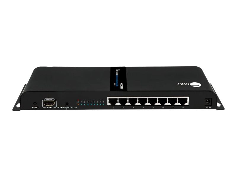 Extensor AV SIIG 1x8 1080p HDMI Splitter HDbitT over IP Extender Kit - vista 3