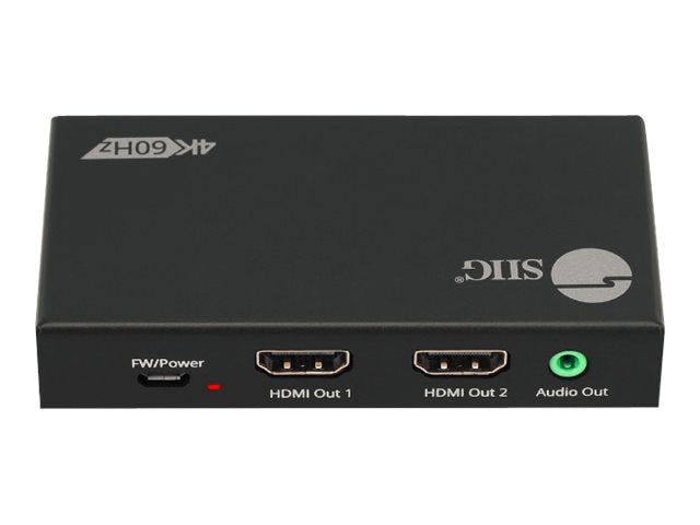 Extensor AV SIIG 2 Port HDMI 4K HDR Splitter / Switcher - vista 6