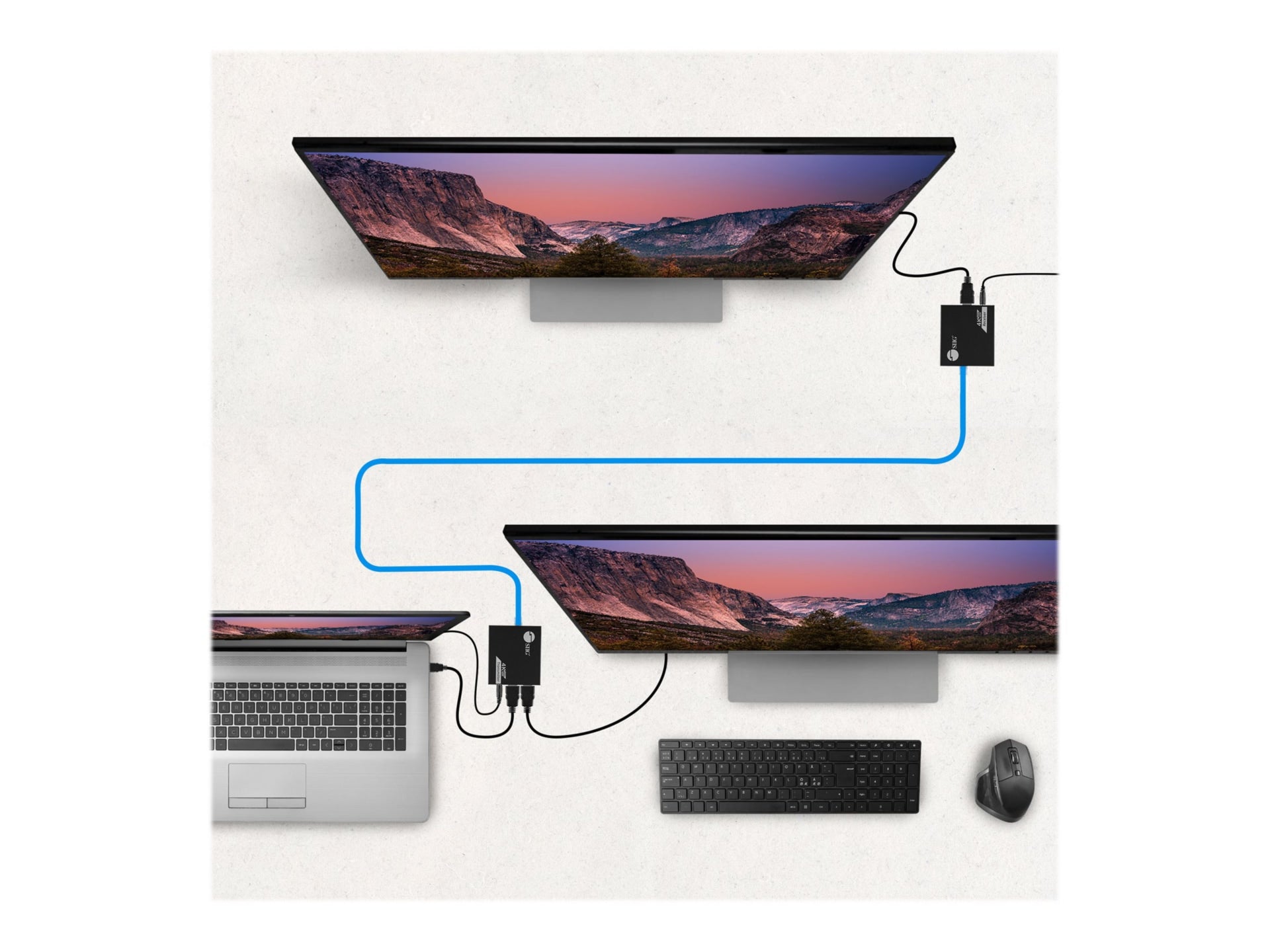 Extensor AV SIIG 4K 60Hz HDMI Over Cat6 Extender - vista 6