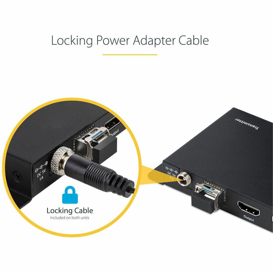 Extensor AV StarTech.com StarTech 4K HDMI over Fiber Extender Kit - vista 5