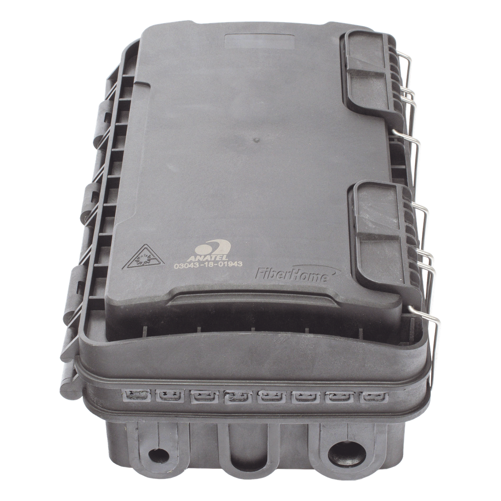 Caja de Distribución de Fibra Óptica FiberHome FDP-420E-8 SC/APC Simplex Negro
