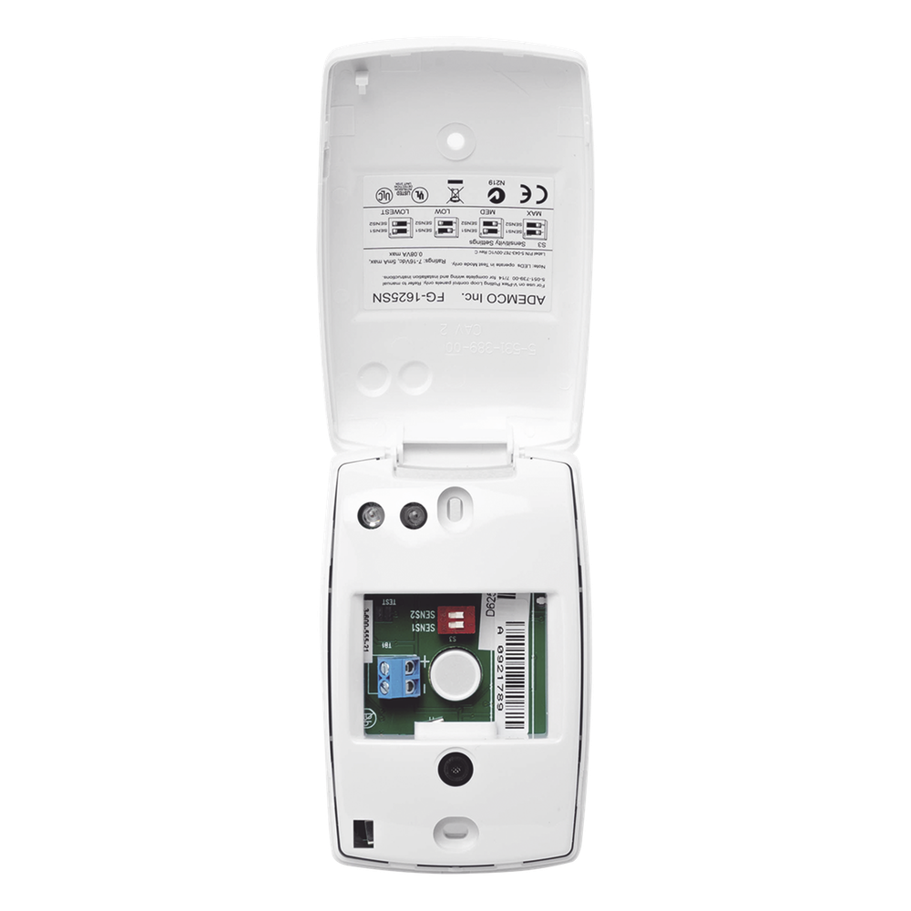 Detector de rotura de cristal y vidrio Honeywell Home Resideo FG-1625SN