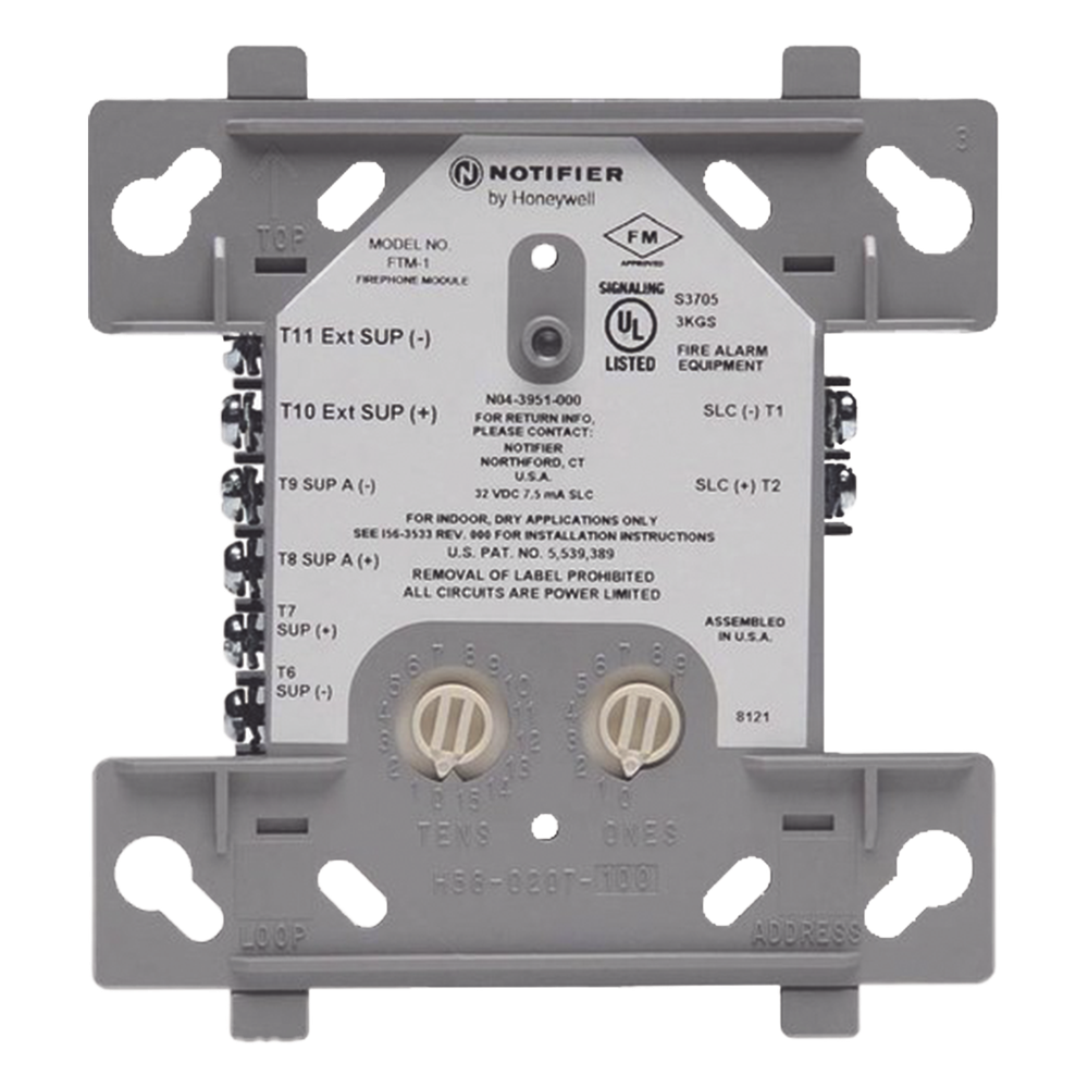 Módulo De Control De Teléfono Contra Incendios Notifier FTM-1