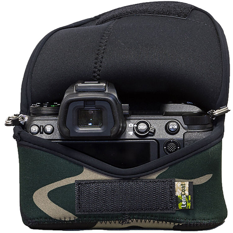 Funda a medida LensCoat BodyBag Z para Nikon Z5, Z6, Z6II, Z7, Z7II (Forest Verde Camo) - vista principal